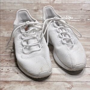 adidas Tubular White Athletic Shoes 8.5